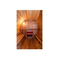 Passion Spas Fonteyn Rustikal Saunafass BARREL Rustic 8 Ft. Außensauna | 245 x 185 x 200cm