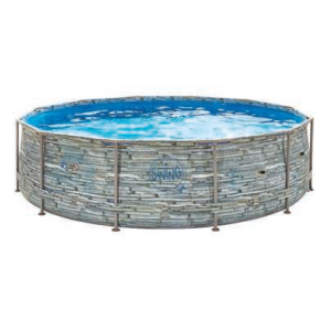 ELITE - STONE FRAME POOL - 4.88 x 1.22 m, Stone design...