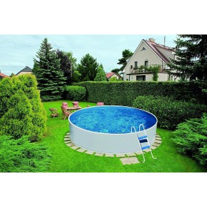 Azuro 300 - 3.6 x 0.9m, BLUE / WHITE - with skimfilter 2000, without holes