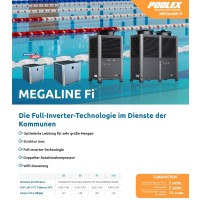 Poolex Megaline Fi Wärmepumpe 100kW Fi3 – Poolheizung für große Pools bis 1.000 m³