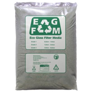 ECO Glas Filter Medium Grade 1  0,5 - 1,0 mm 25 kg EGFM