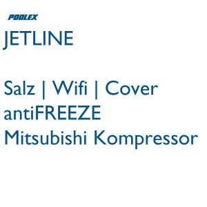 Poolex Jetline Pool W&auml;rmepumpe Fi 9,5kW Full-Inverter 40-50m3 WIFI Salz kompatibel