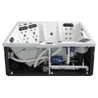 AWT IN-404 ECO extreme PRO Sterling Silver 225x225x90 grau Whirlpool EAGO HotTub