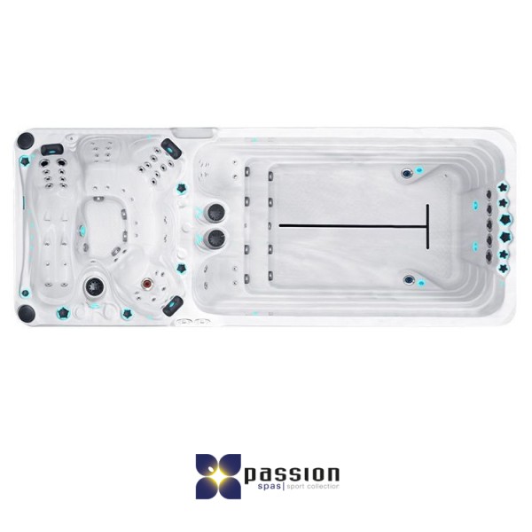 Passion Spas by Fonteyn Whirlpool SwimSpa Dynamic Deep | SPORT &amp; FITNESS Collection